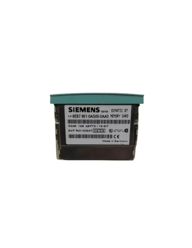 Module de carte mémoire Siemens 6es79510ag000aa0 128 Ko exécution courte